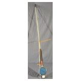 Unusual Vintage Fishing Reel and Pole