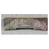 Early Ink Stamp From Charleston Daily News