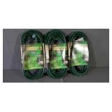 3 New 20ft. Extension Cords