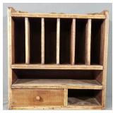 Cute Little Distressed Primitive Kitchen Organizer