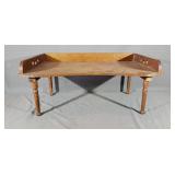 Handcrafted Antique Oak Lapdesk