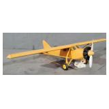 Handcarved Wooden Model Airplane F38