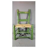 Primitive Green Chair
