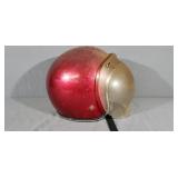 Vintage Motorcycle Helmet, Scratches