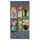 6 New in Package Vintage Fishing