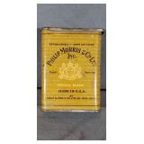 Early Phillip Morris Tobacco Tin