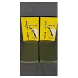 2 Vintage New Old Stock Aluminum Fly Boxes