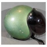 Vintage Sparkle Paint Motorcycle Helmet