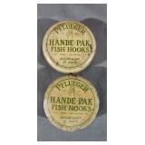 2 Vintage Pflueger Tins