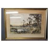 B.W. Leader Original Etching c.1902