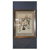 Early Cecil Golding Litho, Red Shafted Flicker