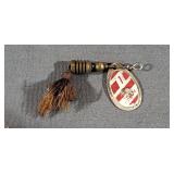 French Made Vintage Mepps #1 Dressed Aglia