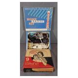 2 Vintage Barber Kit Boxes, Contents Come With