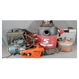 5gal. Shop Vac, Remington Chainsaw, All
