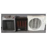 3 Portable Heaters