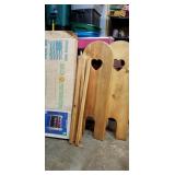 Vintage Heart Quilt Rack