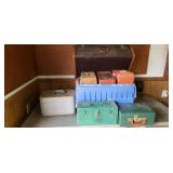 Large Lot of Empty Cases/Tackle Boxes