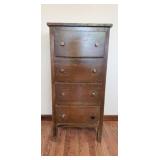 Antique 4ft. 4 Drawer Chest