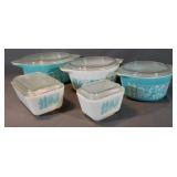 Amazing Turquoise Amish Butterprint Pattern