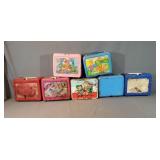 Collection of Rougher Vintage Retro Lunch Pails