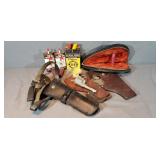 Shoulder Sling, Vintage Cap Gun, Holsters