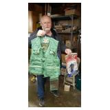 New Old Stock World Famous Fishing Vest