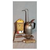 Large Oiler, Gando Ice Pick, Match Safe Wall