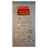 28 Very Nice Vintage Tie Bars, Some Goldfill