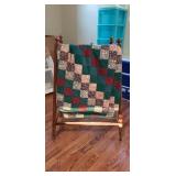 Rare Antique Wooden Walker, Used For Quilts