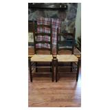 2 Very Nice Ladderback Kitchen Chairs