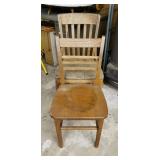 2 Old Oak Chairs