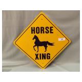 HORSE XING22 X 22 SIGN
