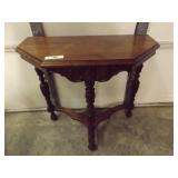 WOODEN HALF TABLE