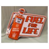 HARLEY DAVIDSON

18 X 17 METAL SIGN 
FUEL FOR
