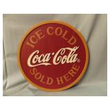 COCA COLA

18"  SIGN ICE COLD SOLD HERE