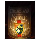 OLD STYLE

12 X 18 LIGHTED SIGN
CHICAGOLAND