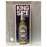 HEINEKEN KING SIZE

11 X 28 METAL SIGN