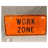 WORK ZONE

36 X 18 METAL SIGN