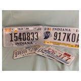 LICENSE PLATES 12 COUNT