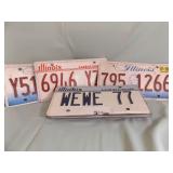 LICENSE PLATES 12 COUNT