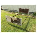 ANTIQUE METAL BED FRAME FULL