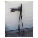 5 METAL FLAG HANGERS