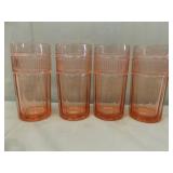 PINK DEPRESSION ANCHOR HOCKING GLASSES