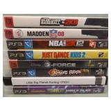 PLAYSTATION 3 & 4, WII GAMES