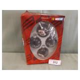 EARNHARDT CHRISTMAS ORNAMENTS NIB