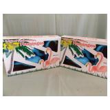 FEATHERSTONE BLUE FLAMINGOS NIB 2 BOXES