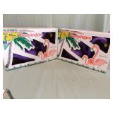 FEATHERSTONE PURPLE FLAMINGOS NIB 2 BOXES