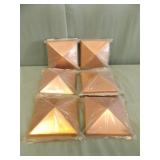 4 X 4 POST CAPS 9 PIECES