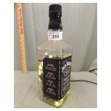 JACK DANIELS LIGHTED BOTTLE