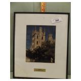 NORTHERN ILLINOIS UNIVERSITY ALTGELD HALL FRAMED